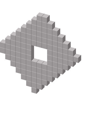 Roblox logo pixel art